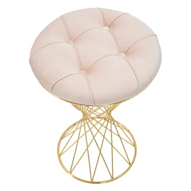 PUFF TOWER RÓŻOWA Ø 41x50 cm